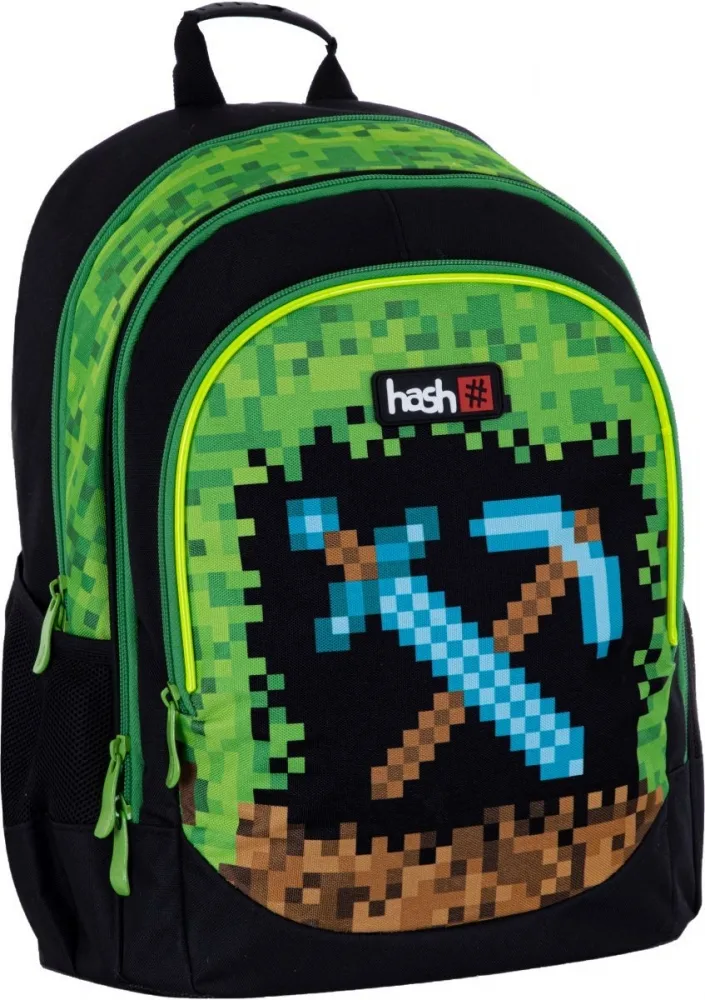 Ученическа раница, Astra, Hash, Pixels, 39 х 28 х 15 см