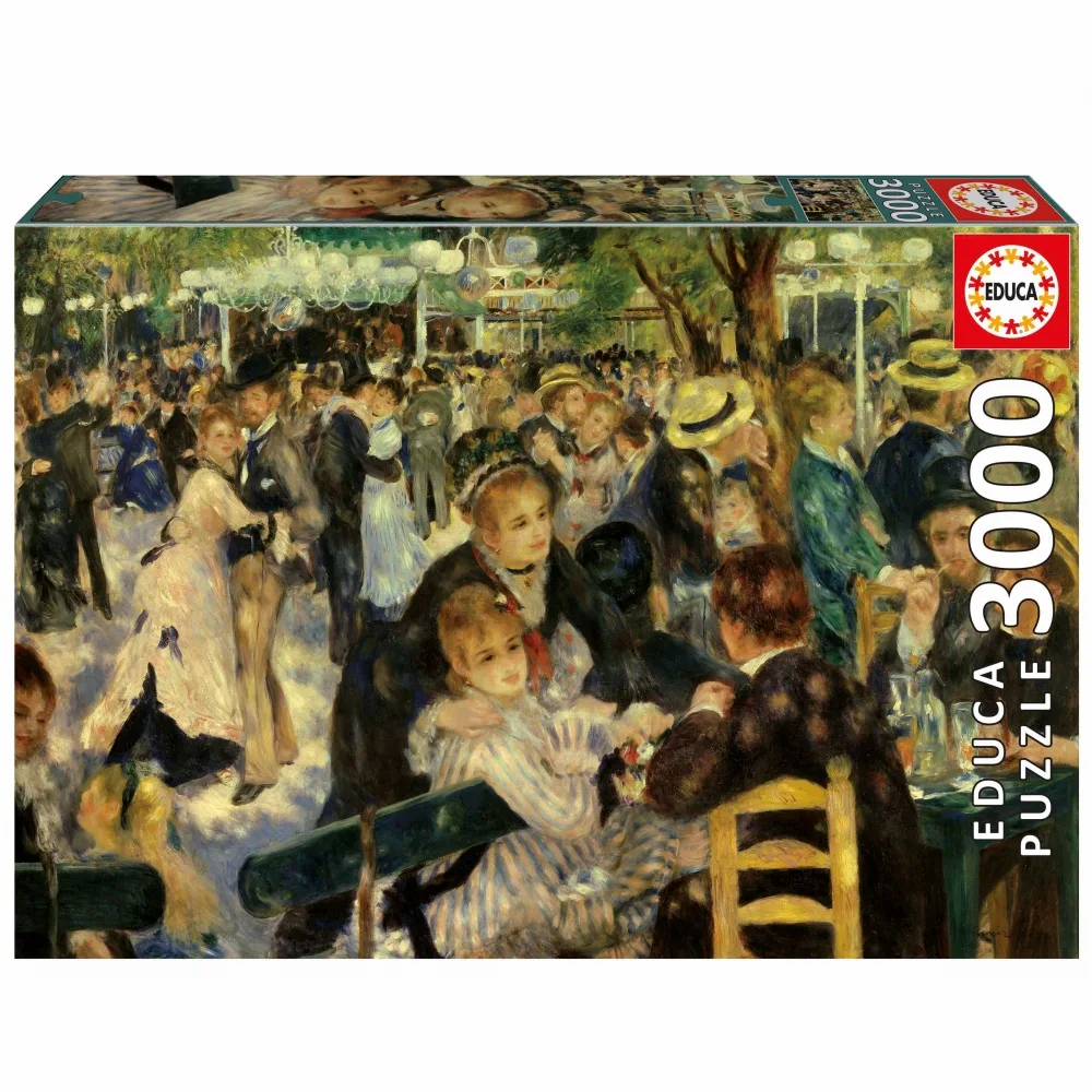 Пъзел, Educa, Танци в Мулен дьо ла Галет, 3000 части