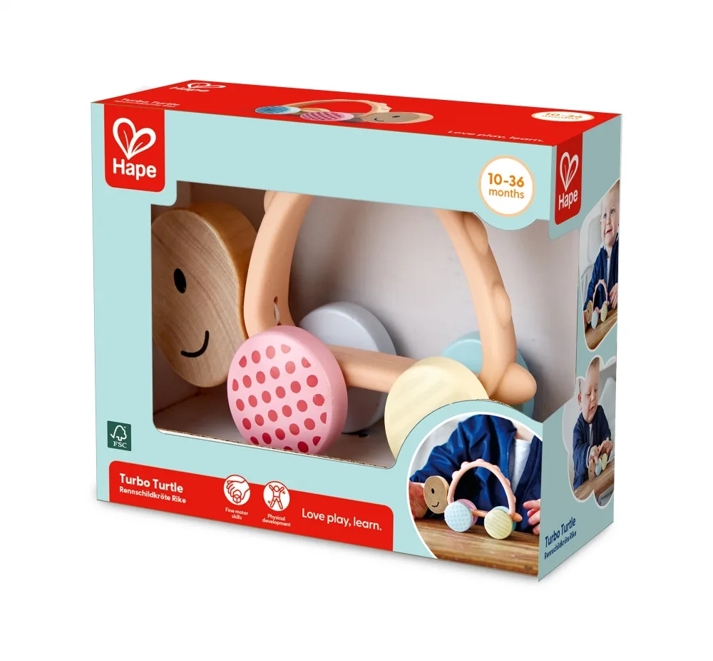 Бебешка играчка, Hape, Турбо костенурка