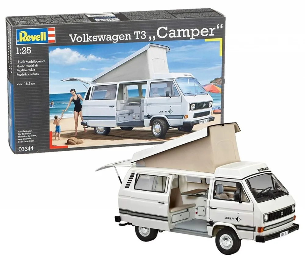 Сглобяем модел, Revell, Автомобил VW T3 Westfalia Joker, 80 части