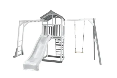 Център за игра Beach Tower Сиво/Бяла - АXI