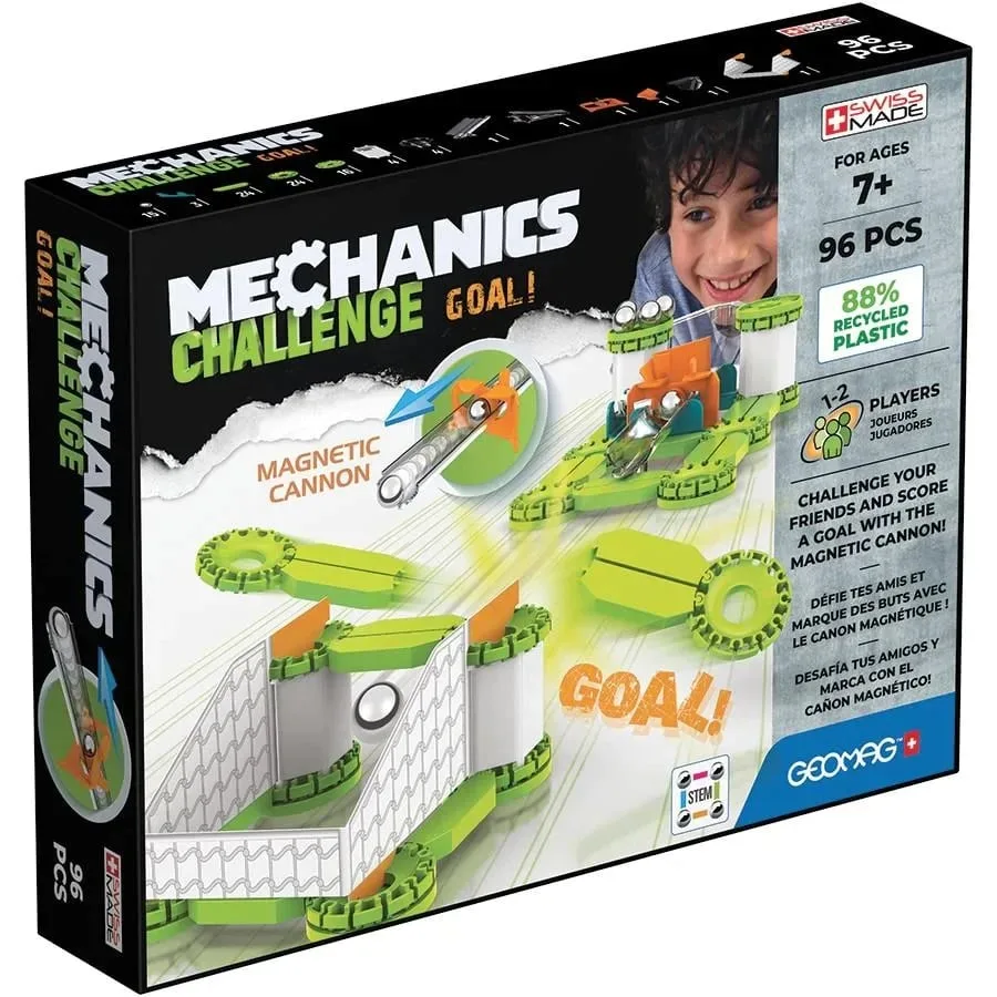 Магнитен конструктор, Geomag, Mechanics, Предизвикателство, 96 части