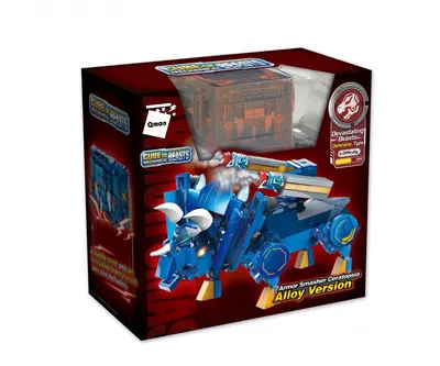 Конструктор, Qman, Mechanical Beasts, Разбивач на брони, 157 части