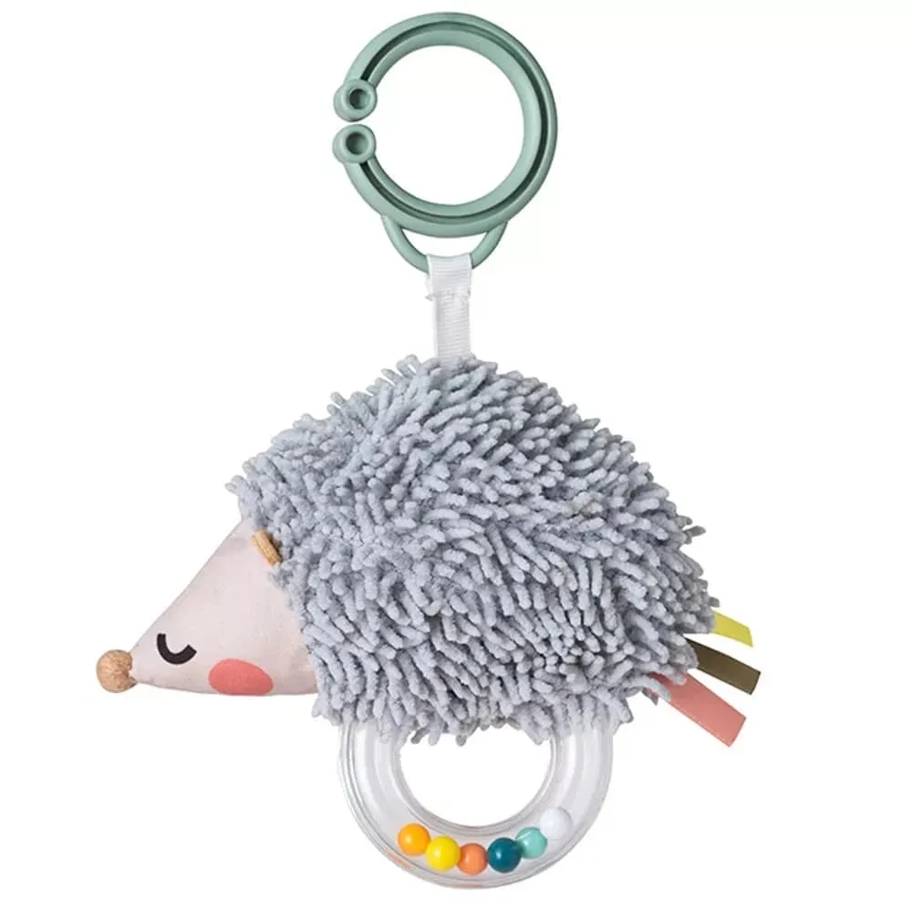 Бебешка мека дрънкалка, Taf Toys, Таралежче Спайк, 18 см