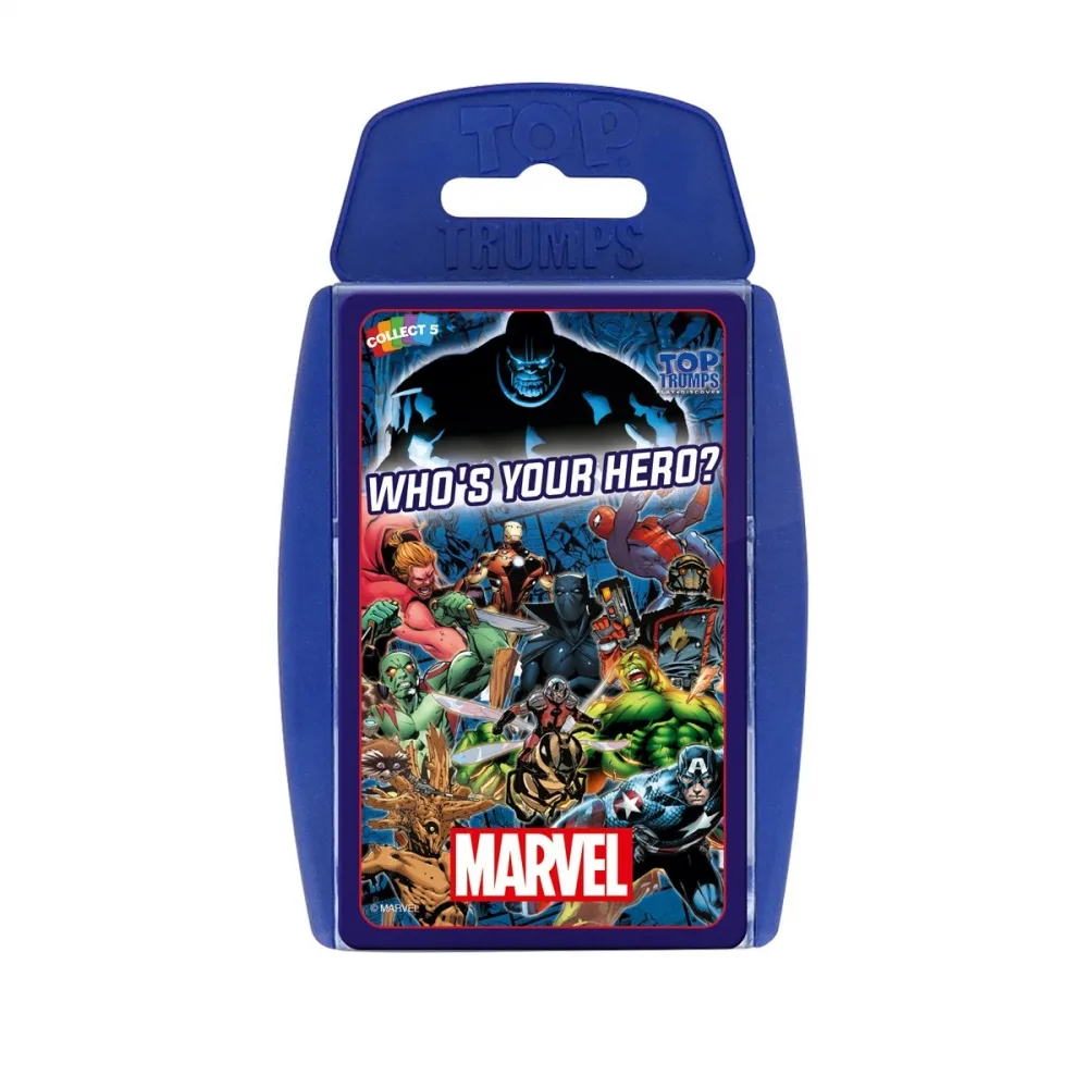 Карти за игра, Winning Moves, Top Trumps, Светът на Марвел