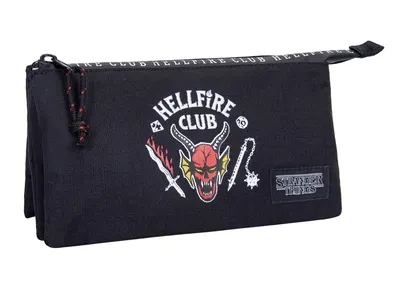 Ученически несесер, Kstationery, Stranger Things, Hellfire Club, 23 x 11 x 3 cm