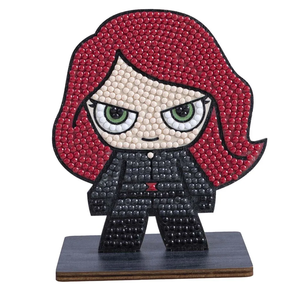 Комплект за диамантена бродерия, Craft Buddy, Crystal Art Buddies, Черната вдовица, 7 части