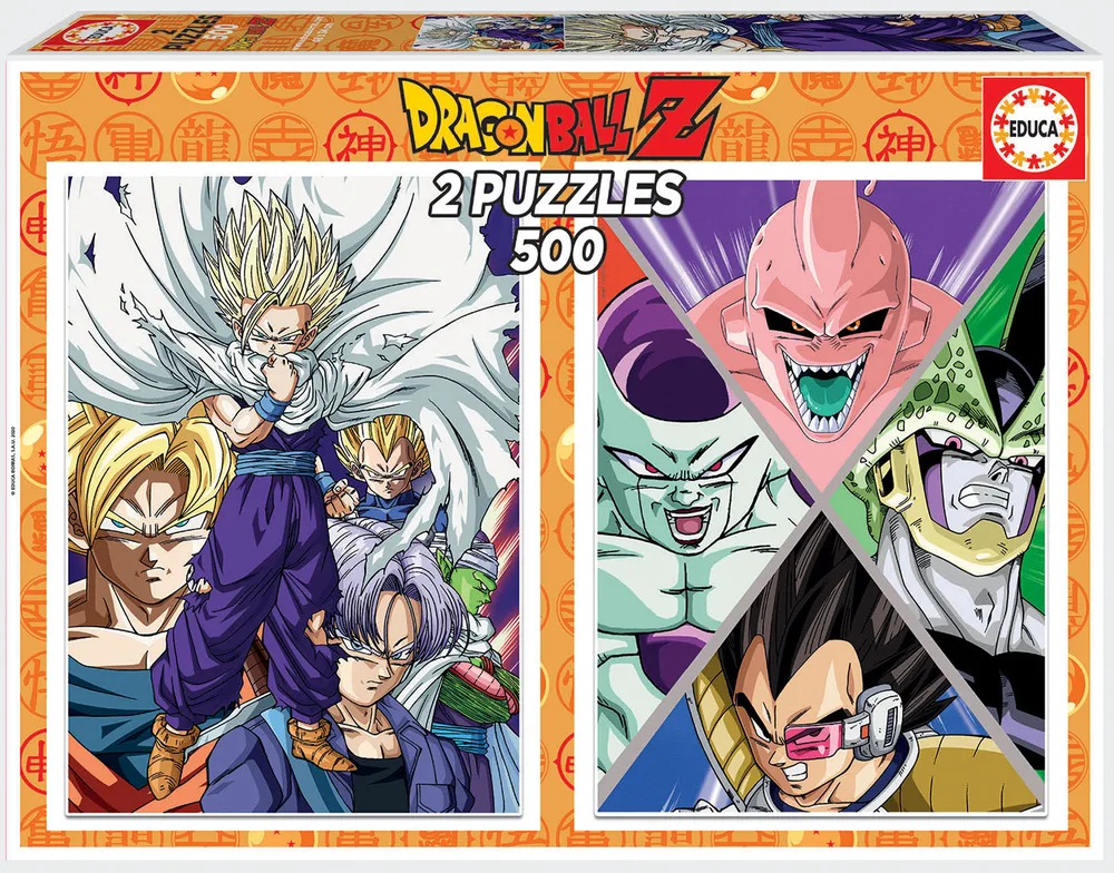 Пъзел, Educa, Dragon Ball, 2х500 части