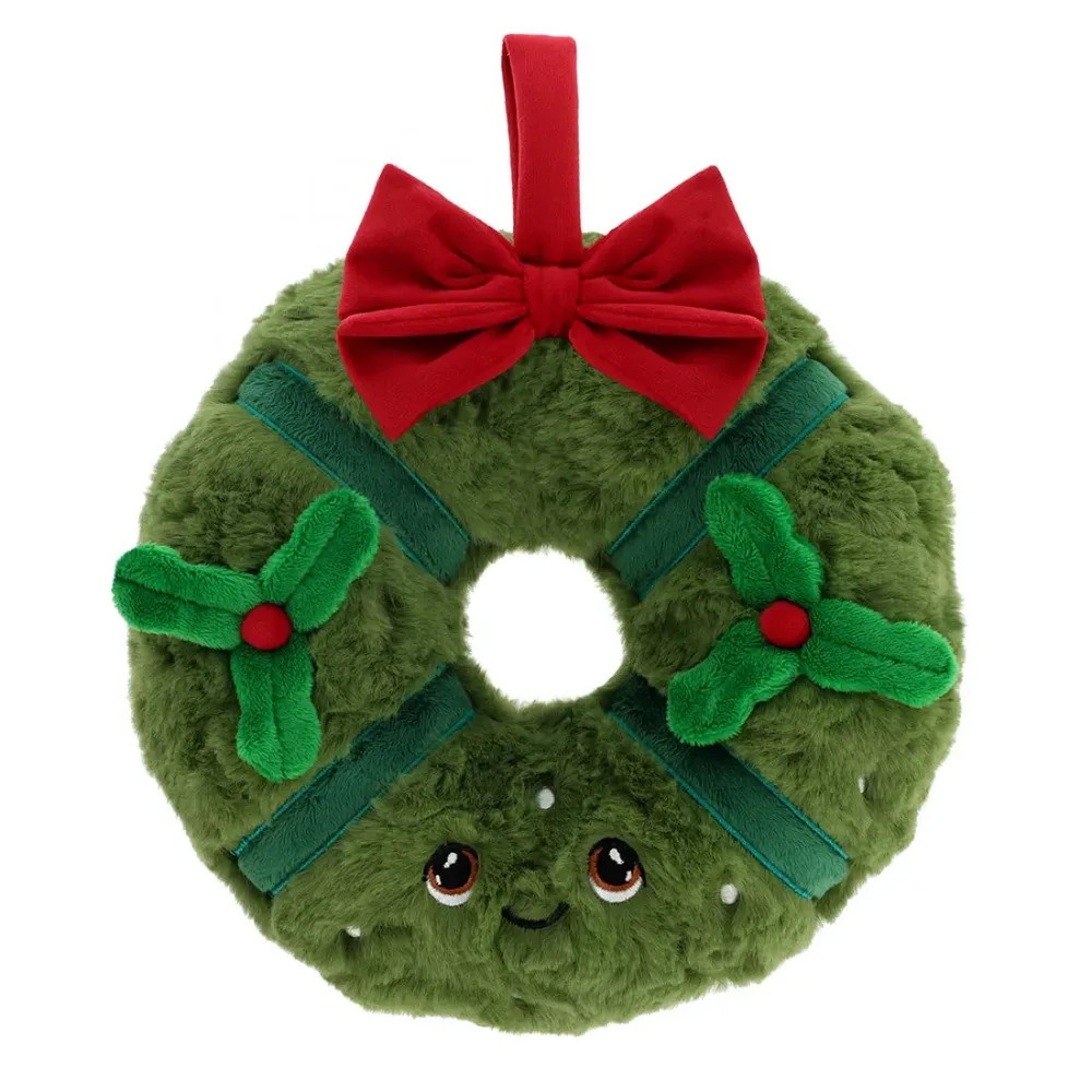 Keeleco Christmas, Плюшен коледен венец, 22 см, Keel Toys