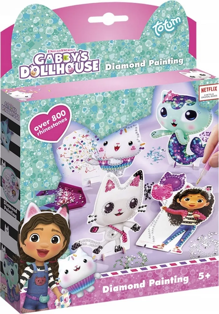 Творчески комплект, Totum, Gabby's Dollhouse, Направи сам диамантена бродерия