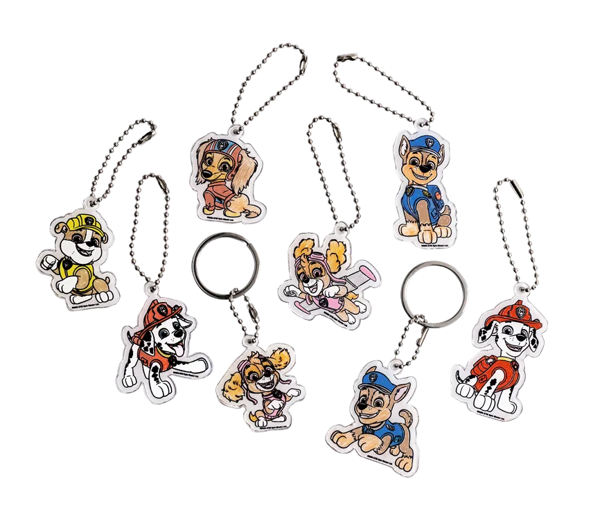 PAW PATROL Направи си ключодържатели от свиваща се пластмаса