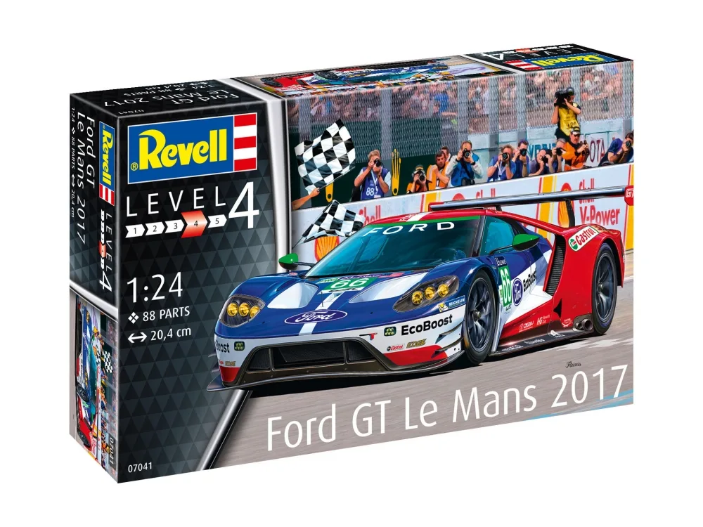 Сглобяем модел, Revell, Автомобил Ford GT Le Mans 2017, 88 части