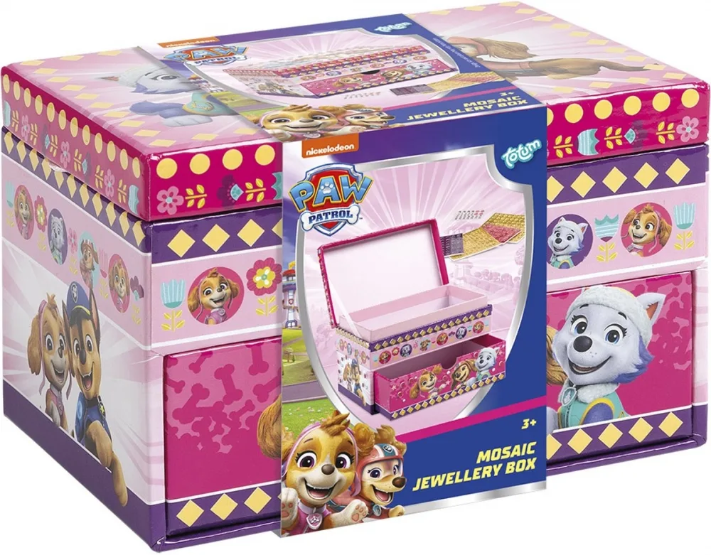 Творчески комплект, Totum, Paw Patrol, Декорирай сам кутия за бижута