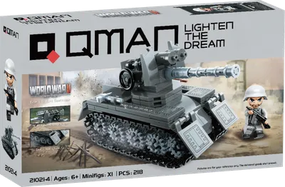 Конструктор, Qman, Унищожител на танкове Type I B, 218 части