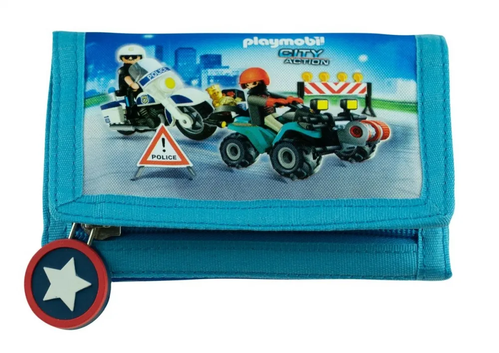 Детско портмоне, Astra, PL-14, Playmobil, Полиция, 25 x 12,3 см