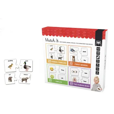 Образователен пъзел, Eurekakids, 4 в 1