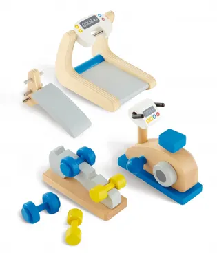 Мини мебели за кукли, Hape, Фитнес уреди