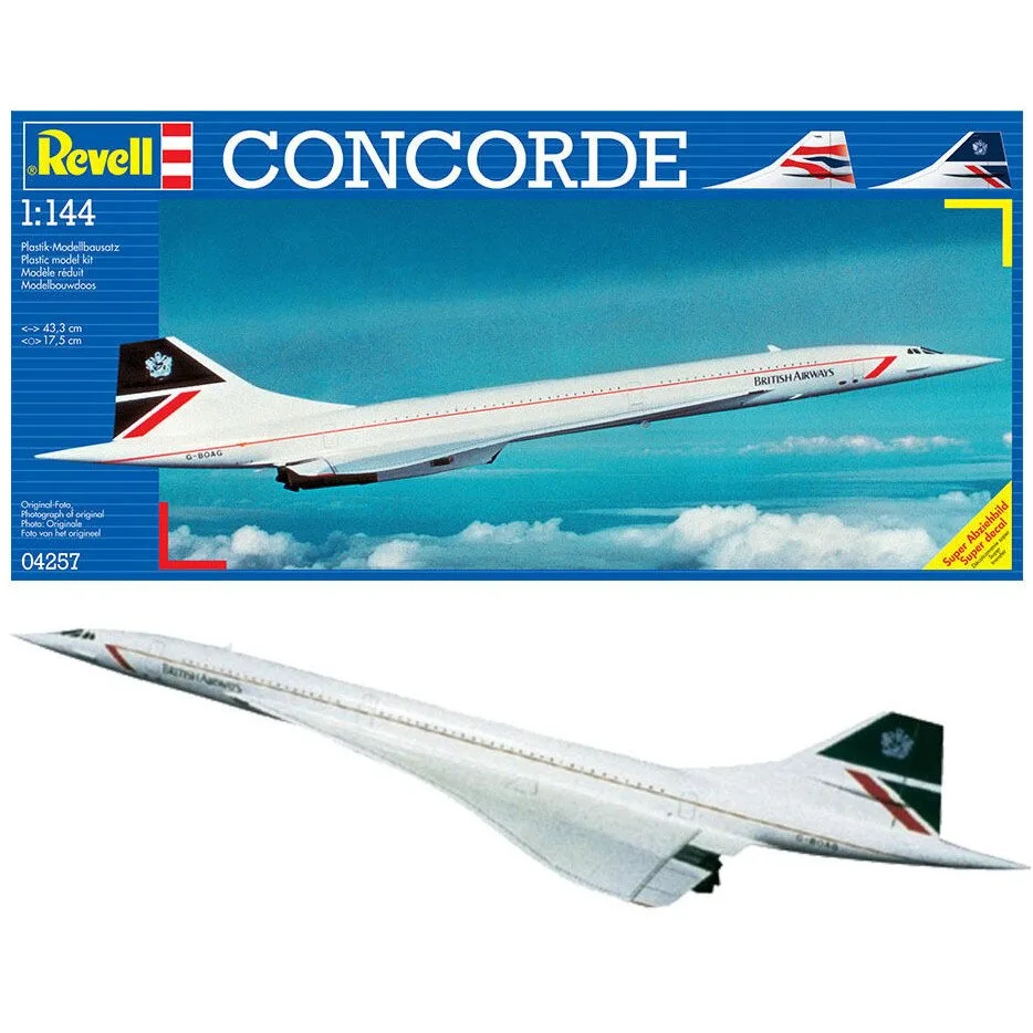 Сглобяем модел, Revell, Самолет Concorde British Airways, 67 части