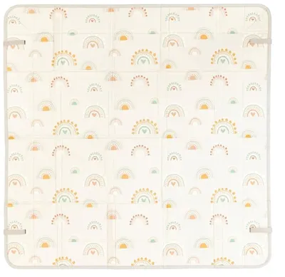Сгъваема мека постелка от пяна, Infantino, Дъга, 147 x 147 см