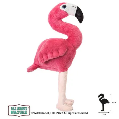 Плюшена играчка, Фламинго 31см. Wild Planet