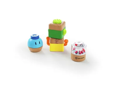 Дървен комплект, Hape, Baby Einstein, Бебешки сензорен комплект