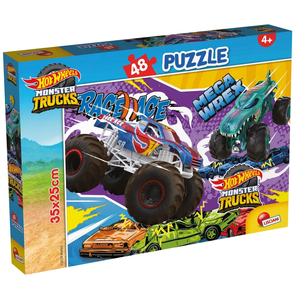 Пъзел, Lisciani, Hot Wheels , 48 части