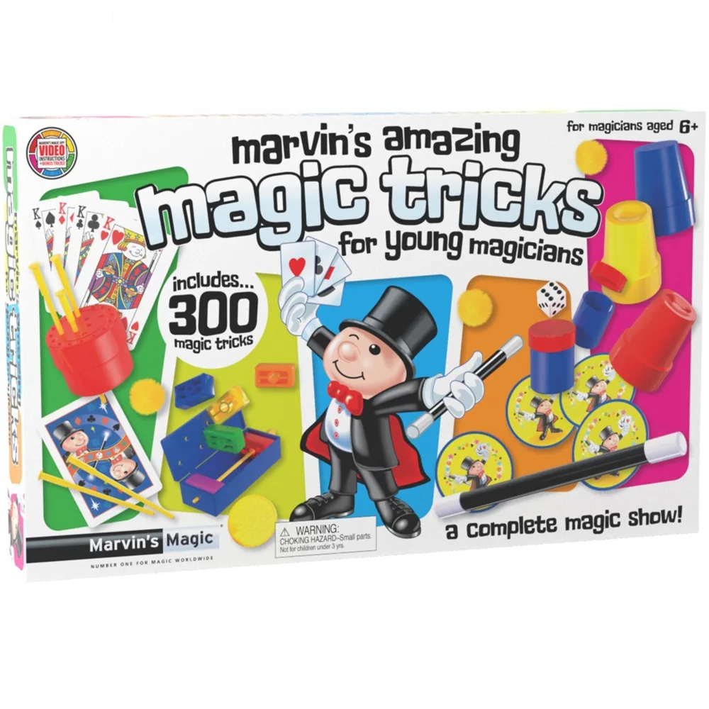 Комплект фокуси, Marvin’s Magic, 300 магически трика на Марвин