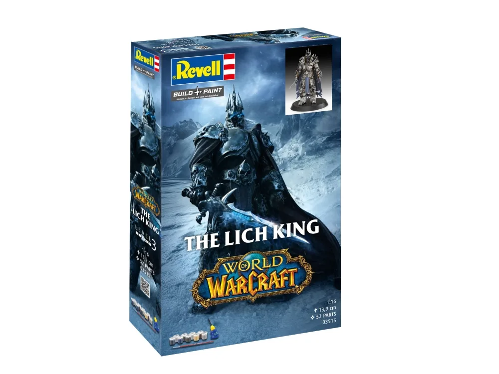 Сглобяем модел, Revell, World of Warcraft, Подаръчен комплект The Lich King, 55 части