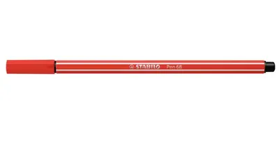 Флумастер, Stabilo, Pen 68, Наситено червен