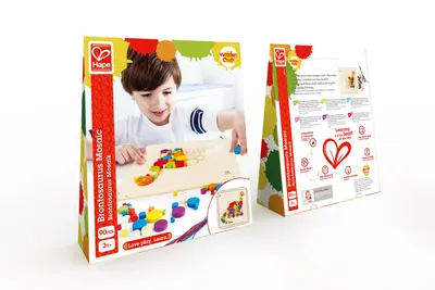 Дървена мозайка, Hape, Динозавър