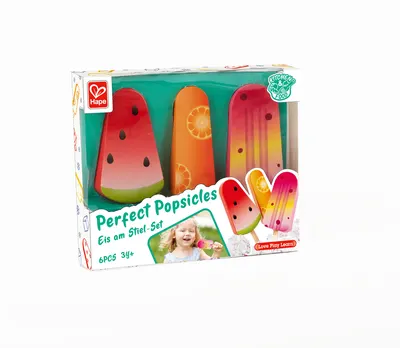Дървен комплект, Hape, Сладолед, 6 части