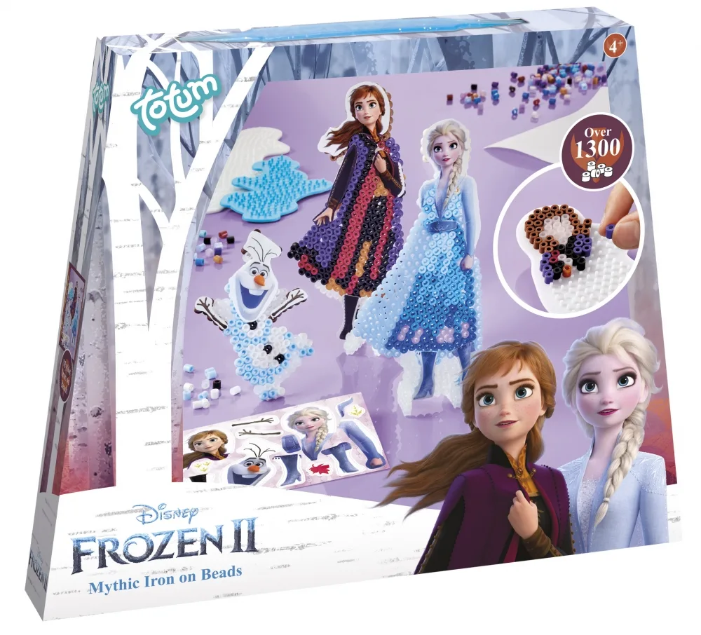 Творчески комплект, Totum, Frozen, Декорирай сам фигурки с мъниста
