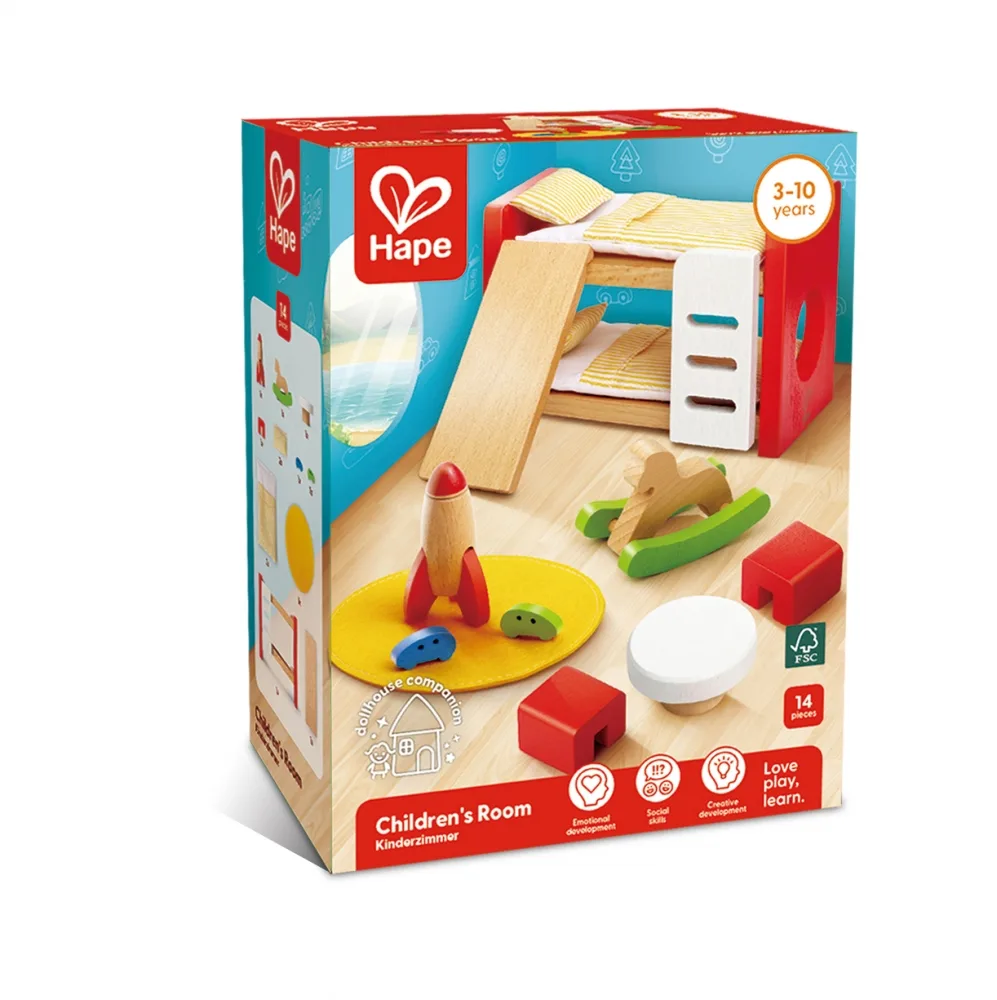 Мини мебели, Hape, Детска стая, 14 части