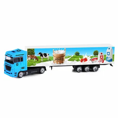 Метален тир "Мляко и млечни продукти, 20 см.