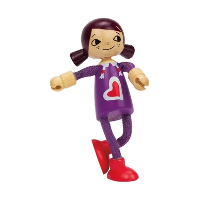 Фигурка от дърво, Hape, Модерно семейство, Дъщеря