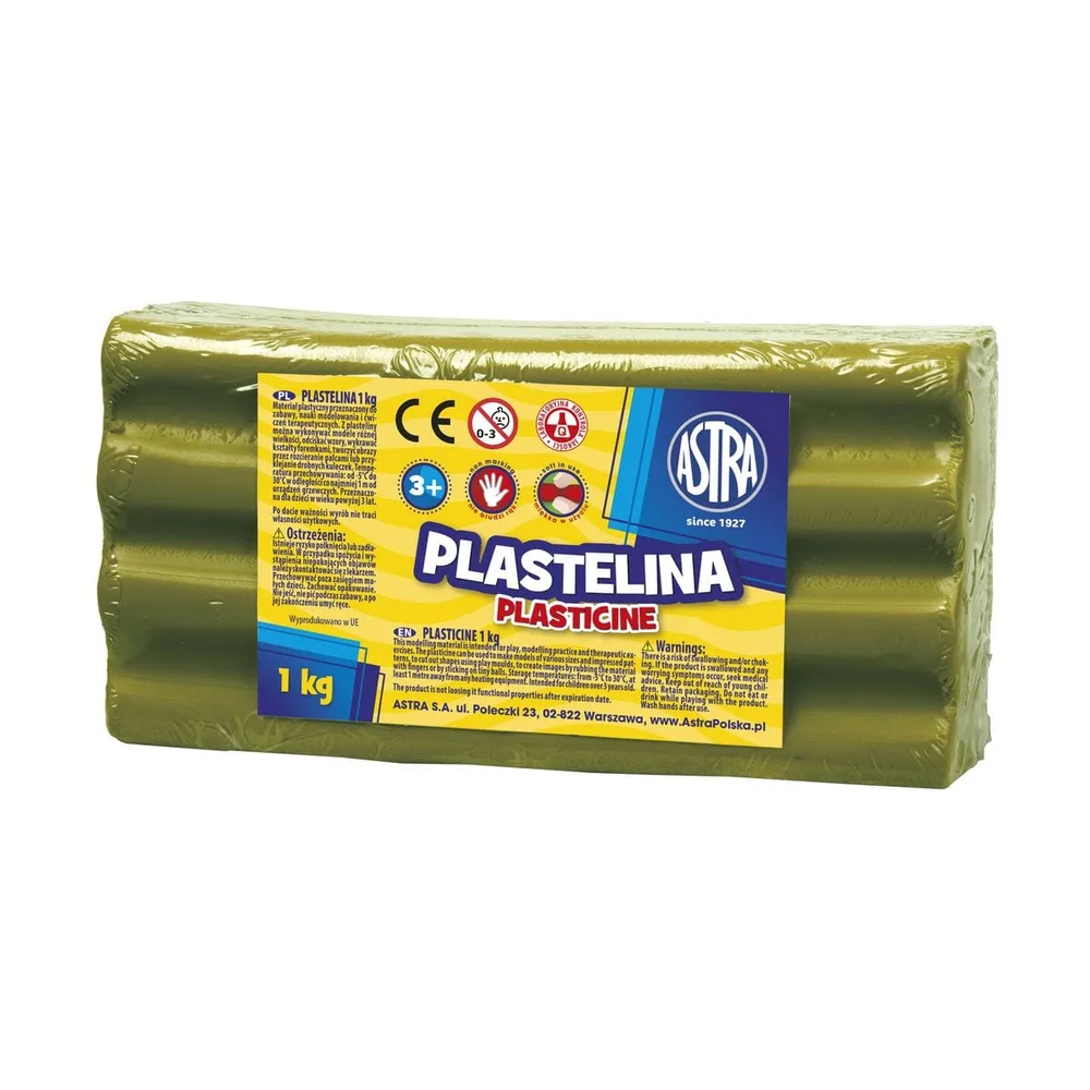 Пластилин, Astra, Маслина, 1 кг.