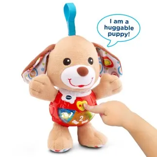 Интерактивна играчка, Vtech, Музикална плюшена играчка, Кученце