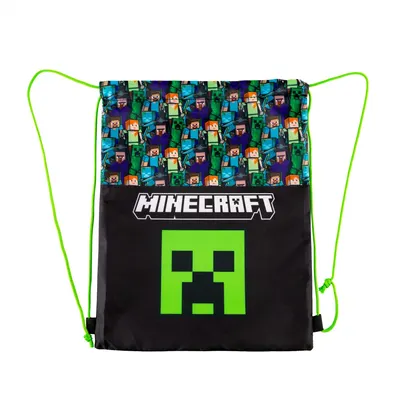 Чанта за спортен екип, Astra, Minecraft, 40 × 33 см