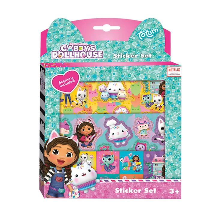 Комплект стикери, Totum, Gabby's Dollhouse, 4 части