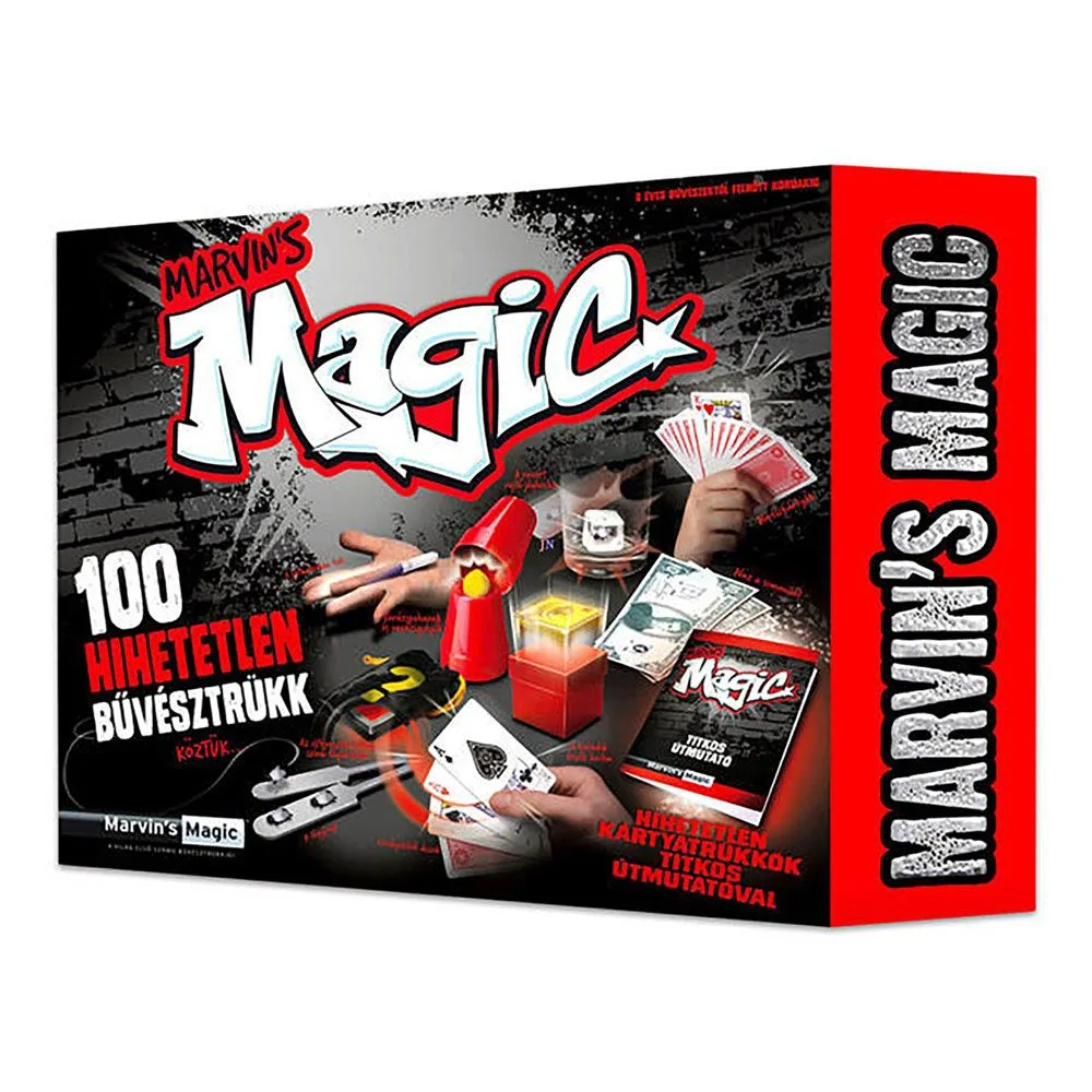 Комплект фокуси, Marvin's Magic, 100 главозамайващи фокуси с карти