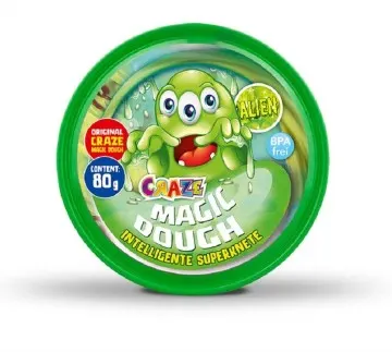 Магически разноцветен моделин, Craze, Извънземно, 80 гр.
