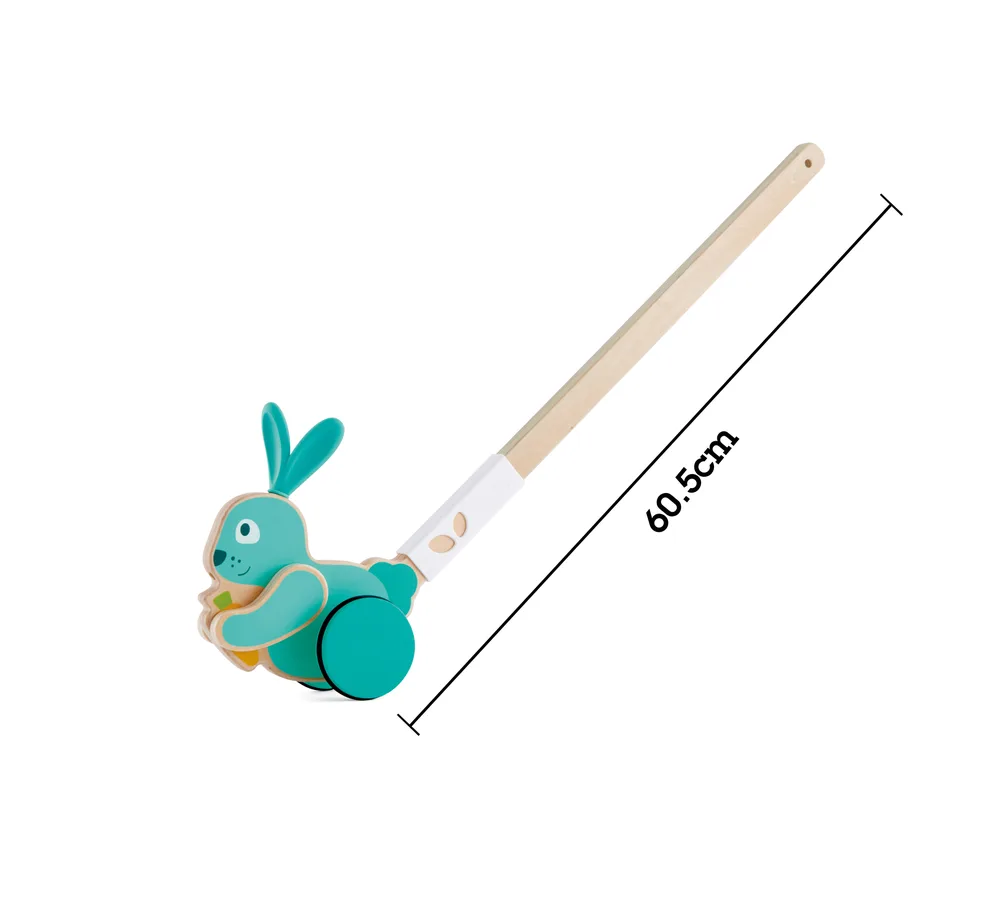 Дълга пръчка за бутане, Hape, Зайче