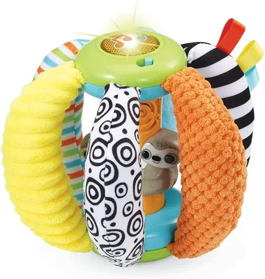 Интерактивна играчка, Vtech, Сензорна топка, Ленивец