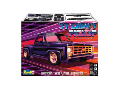 Сглобяем модел, Revell, Автомобил Пикап '77 Chevy, 83 части