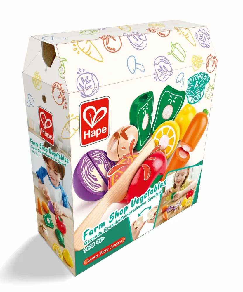 Игрален комплект, Hape, Зеленчуци, 7 части