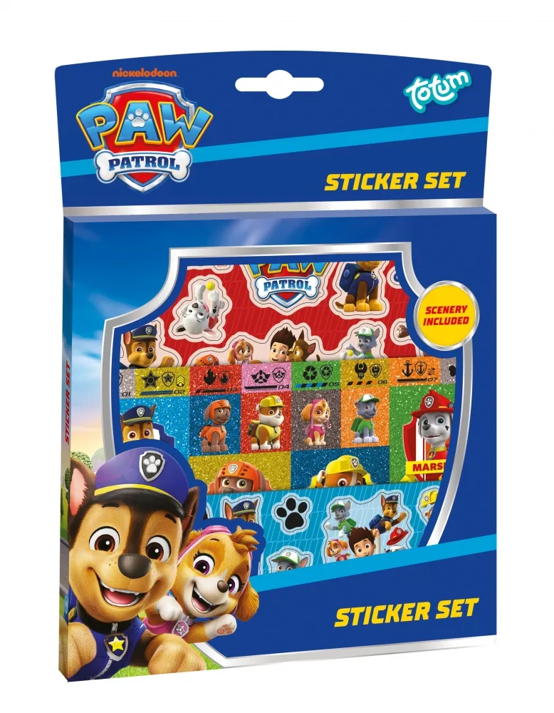Комплект стикери, Totum, Paw Patrol, 50 броя