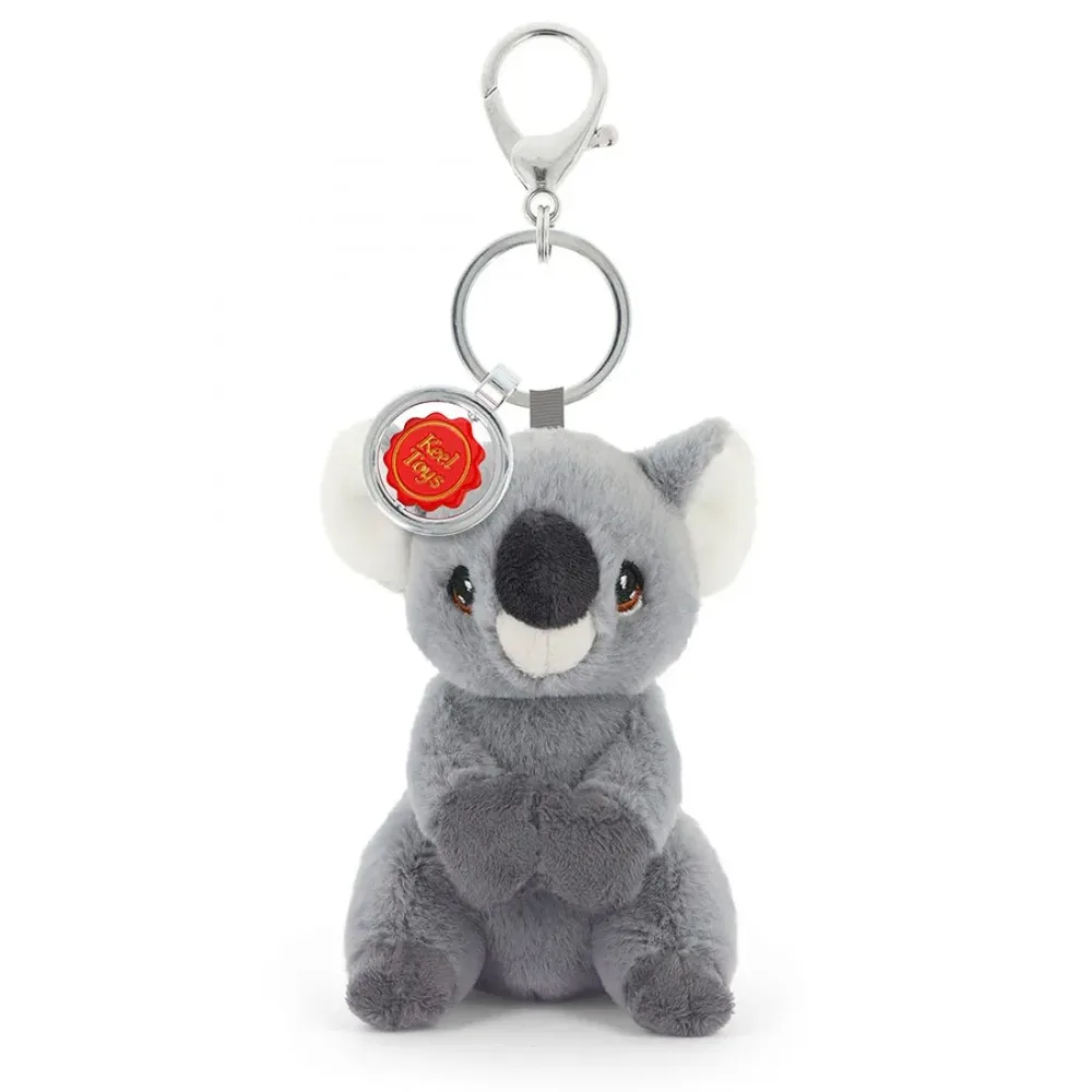 Коала, плюшена играчка с клипс за раница, 12 см