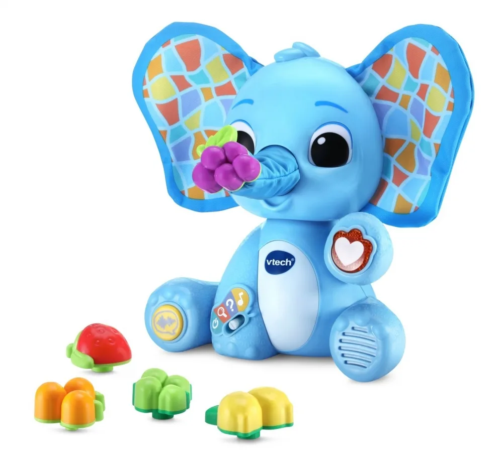 Интерактивна играчка, Vtech, Умно слонче, 30 х 32 х 15 см