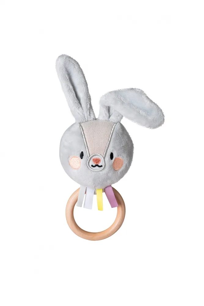 Бебешка мека дрънкалка, Taf Toys, Зайче Райли, 18 см