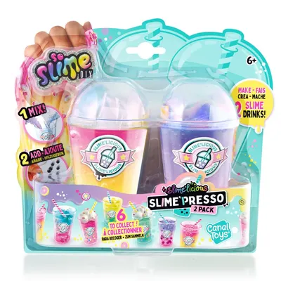 Творчески комплект, Canal Toys, Слайм в чашка, 2 цвята
